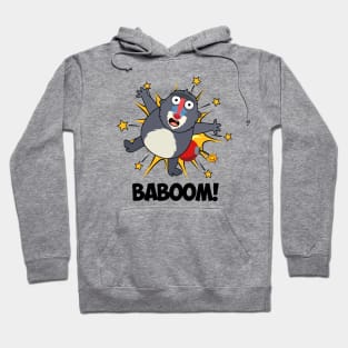 Baboom Funny Exploding Monkey Baboon Pun Hoodie